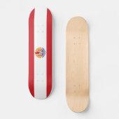 Franse vlag van Polynesië Skateboard (Voorkant)