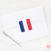 Franse vlag vierkante sticker (Envelop)