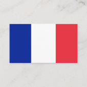 Franse vlag, vlag van Frankrijk Visitekaartje (Voorkant)