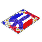 franse vlag - vredesvlag notitieboek (Linkerzijde)