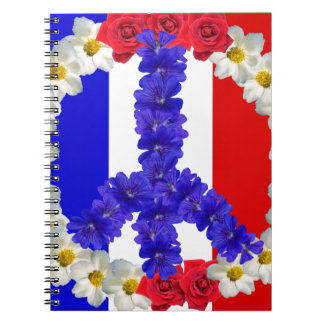 franse vlag - vredesvlag notitieboek