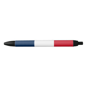 Franse Vlag Zwarte Inkt Pen