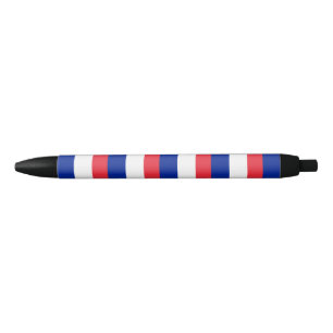 Franse vlag zwarte inkt pen