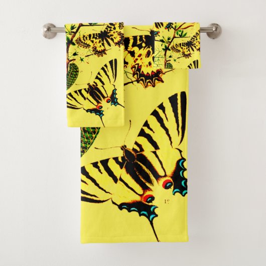 Franse vlinders bad handdoek (Insitu)