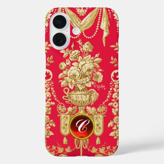 FRANSE VLOERINGEN, STROOMVAL, ROZEN Rode kiem Case-Mate iPhone Case (Achterkant)