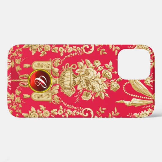 FRANSE VLOERINGEN, STROOMVAL, ROZEN Rode kiem Case-Mate iPhone Case (Achterkant (horizontaal))