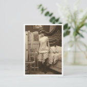 Franse vloot - Pinup Briefkaart (Staand voorkant)