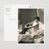 Franse vloot - Pinup Briefkaart (Voorkant / Achterkant)