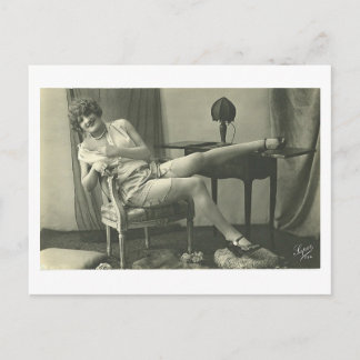 Franse vloot - Pinup Girl Briefkaart