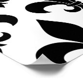 Franse vloour de lis patroon Parisian Poster (Hoek)