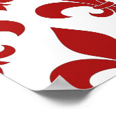 Franse vloour de lis patroon Parisian Poster (Hoek)