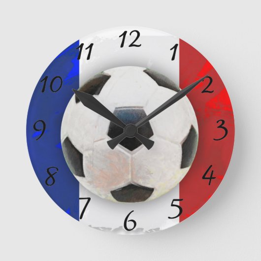 Franse Voetbal Ronde Klok (Voorkant)