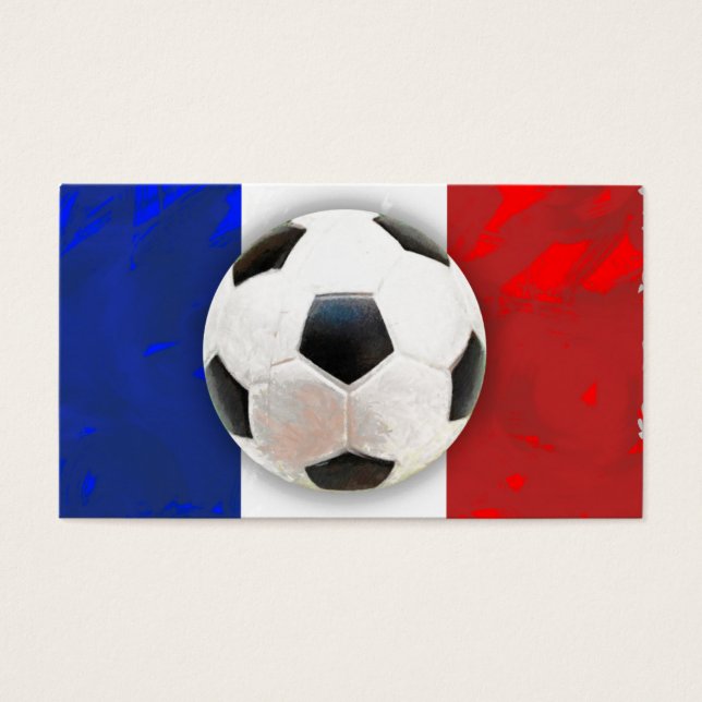 Franse Voetbal Visitekaartje (Voorkant)