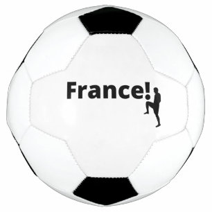 Franse voetbalspeler die een punt als bal gebruikt voetbal