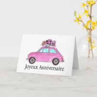 Franse vogelretro Fiat 500