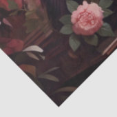 Franse vogels roze tissuepapier (Detail)