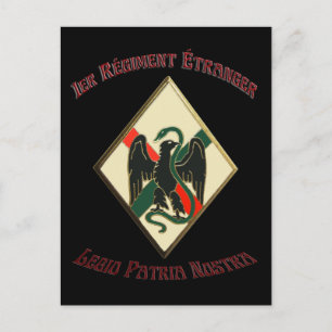 Franse Vreemdelingenlegioen 1er RE Legio Patria No Briefkaart