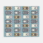 Franse Vrienden Fleece Deken (Voorkant (Horizontaal))