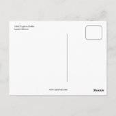 -Franse vrouw zanger Eugénie Buffet Briefkaart (Achterkant)