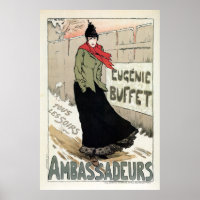 -Franse vrouw zanger Eugénie Buffet