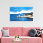 Franse vuurtoren canvas afdruk (Insitu (Woonkamer))