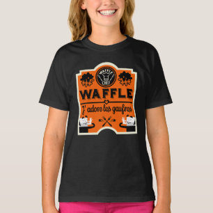 Franse wafels t-shirt