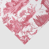  Franse wagen van Dawn Toile de Jouy-Pink Tissuepapier (Detail)
