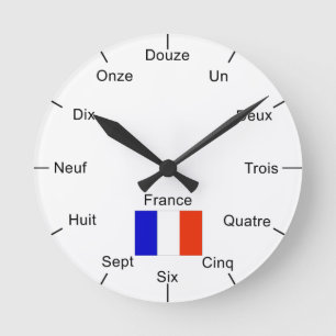 Franse wandklok ronde klok