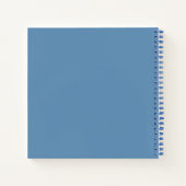 Franse Waterverf Doodles-laptop Parijs Notitieboek (Achterkant)