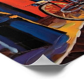 Franse wijk Hond Wandelingen Poster (Hoek)