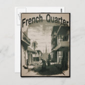  Franse wijk, Orléans Briefkaart (Voorkant / Achterkant)