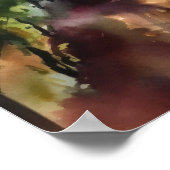 Franse wijngaard Landscape Art Print Poster (Hoek)