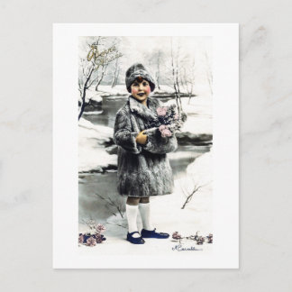 -Franse winter Briefkaart