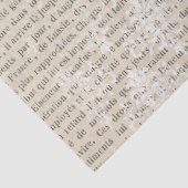 Franse  witte schade Newsprint ontkoppeling Tissuepapier (Detail)