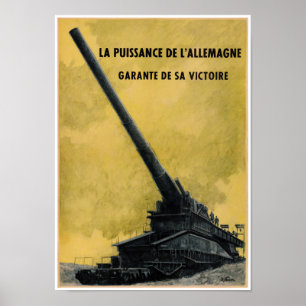 Franse WWII Dora Propaganda Poster Mint