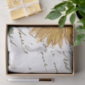 Franse  Zonnebloem Tissuepapier (Geschenk)