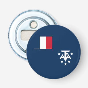 Franse Zuidelijke en Antarctische Gebieden Button Flesopener