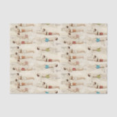 Franse zwemmers Tissuepapier (Voorkant)