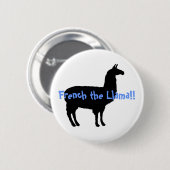 Fransen de Llama! Ronde Button 5,7 Cm (Voorkant /achterkant)