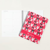 fransen frans buldog patroon wekelijks maandelijks planner (Display)
