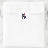 Fransje de heren hart sticker (Tas)