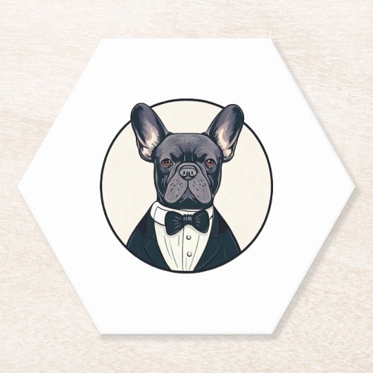 Fransje de heren kartonnen onderzetters (Voorkant)