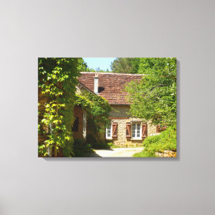Franstalige farmhouse en Gite Canvas Print