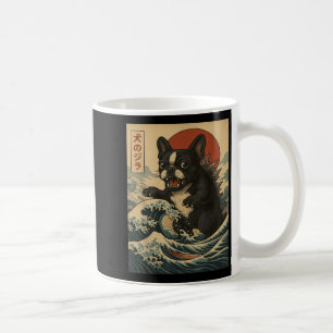 Franstalige Japanse Retro Wave Monster Bulldog Koffiemok