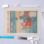 Franstalige reisposter Seaside Sailor Dames Tissuepapier (Craft)