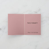 Frantic Frog Carte d'anniversaire Belt (Intérieur)