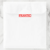 Frantic Stamp Ronde Sticker (Tas)