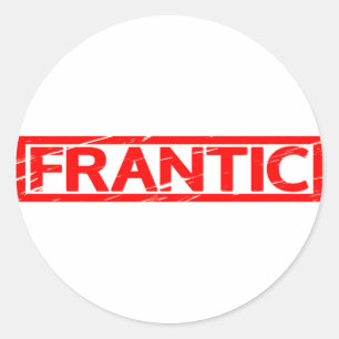 Frantic Stamp Ronde Sticker