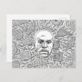 Frantz Fanon Briefkaart (Voorkant / Achterkant)