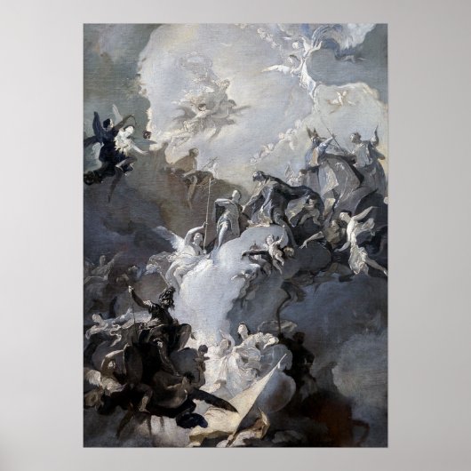 Franz Anton Maulbertsch The Glorification Poster (Voorkant)